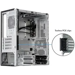 Корпус Chieftec UNI BS-20B-OP, без Блок живлення, mATX, Чорний - мініатюра 6