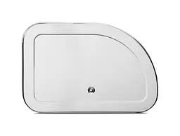 Хлібниця металева Brabantia Roll Top Bread Bin Medium 31.6x26.5х17.3 см срібляста (348907) - мініатюра 2