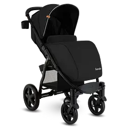 Прогулянкова коляска Lionelo Annet Plus Black Carbon - мініатюра 2