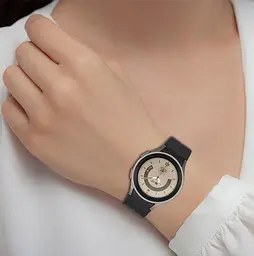 Ремінець Primolux Magnetic Silicone для годинника Samsung Galaxy Watch 4/Watch 5/Watch 5 Pro Black Silver S/M - мініатюра 5
