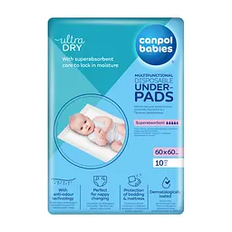 Пеленки для младенцев Canpol babies 60х60 см 10 шт (78/006)