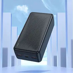 Універсальна мобільна батарея BOROFONE BJ56B Graceful 22.5W+PD20W 30000mAh чорна 6941991116445 - мініатюра 5