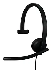 Гарнітура з вбудованим мікрофоном LOGITECH H570e Corded Mono USB Headset (Teams version) - BLACK - EMEA28-935 - USB-A - мініатюра 2