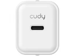 Мережевий зарядний пристрій CUDY 1xUSB 20 W, GaN, 1xUSB-C, QC+PD 3.0 (CH20_EU) - мініатюра 3