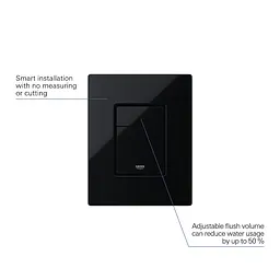 Панель змиву для унітазу, чорний глянець Grohe Skate Cosmopolitan 38732KV0, Чорний - мініатюра 8