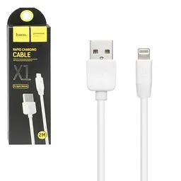 Кабель Hoco X1 Rapid 2 метри для iPad iPhone 12, 11 X 8, 7, 6 - мініатюра 1