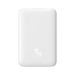 Магнітний зовнішній акумулятор Baseus Magnetic Mini Air 10000mAh 20W білий - мініатюра 4