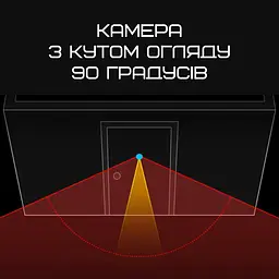 Відеодомофон з функцією фото розумне дверне вічко з ЖК екраном + вбудована пам'ять VHG teh0032299 - мініатюра 3