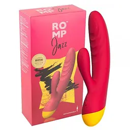 Вибратор-кролик Romp Jazz Яркий, 21х3.5 см розовый