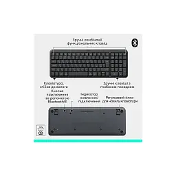 Комплект Logitech MK250 Bluetooth UA Graphite (920-013823) - мініатюра 8