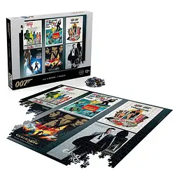 Пазл Winning Moves James Bond 007 Actor Debut Poster 1000 елементів - мініатюра 3