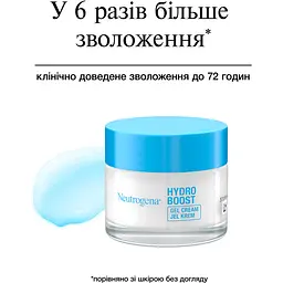 Зволожувальний гель-крем для сухої шкіри обличчя Neutrogena Hydro Boost 50 мл (90762000) - мініатюра 5