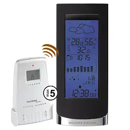 Метеостанція Technoline WS6501 Black Metall (WS6501) - мініатюра 2