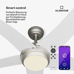 Стельовий вентилятор Klarstein Bolero Smart 55 Вт (10046082) - мініатюра 6