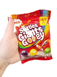 Драже Skittles Giants Gooey Pouch Bag 109g - мініатюра 6