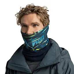 Шарф-труба Buff Polar Multifunctional Neckwear, Orby Night Blue Сірий-Синій - мініатюра 2