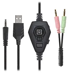 Ігрова гарнітура Real-EL GDX-7680 Black (GDX-7680 Black) - мініатюра 9