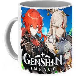 Кухоль GeekLand Genshin Impact Геншин Імпакт персонажі GN 02.493 330 мл білий - мініатюра 3