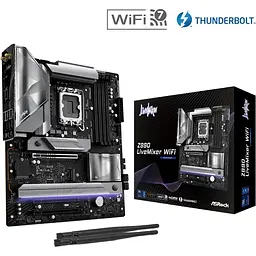 Материнська плата AsRock Z890 LIVEMIXER WIFI (1851/Z890, 4xDDR5, 2xPCIex16, HDMI/TB4, 4xSATA, 4xM.2, 2.5Glan, 7.1ch - мініатюра 4