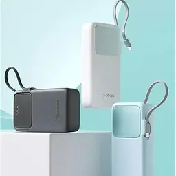 Повербанк зі швидкою зарядкою Yoobao 20000 мАг 22,5W Q22 PD+QC Чорний - мініатюра 8