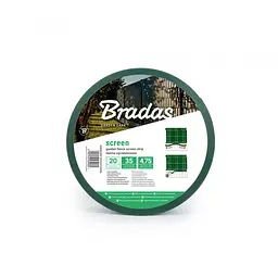 Стрічка огороджувальна Bradas 4,75 см х 35 м 450 г/м2 зелений + 20 затискачів TOB45047535GRL