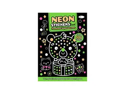 Книжка-розмальовка АПЕЛЬСИН NEON STICKERS book 16 Потішне королівство