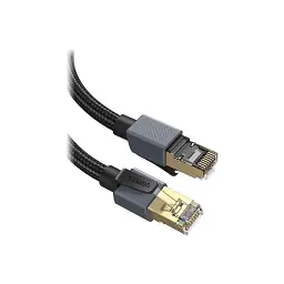 Патч-корд 2m F/FTP cat 8 RJ-45 black 40Gbps 2000MHz Ugreen (85370)