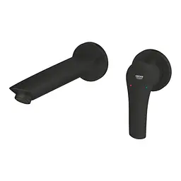 Змішувач для умивальника на два отвори M-Size Grohe Eurosmart 293382433 Чорний матовий - мініатюра 3