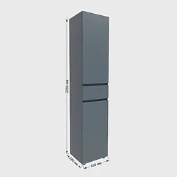 Пенал з висувним ящиком Еверест Лайт ПЛ-1 графіт (EVR-4906) - мініатюра 3