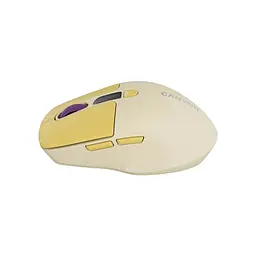 Мишка Canyon MW-26 LCD Silent Wireless/Bluetooth Yellow (CNS-CMSW26Y) - мініатюра 3