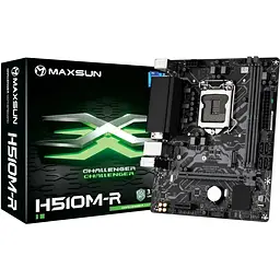 Материнська плата Maxsun Challenger 1200 (H510) H510M-R V2, H510, 2xDDR4, Int.Video(CPU), 4xSATA3, 1xPCI-E 16x 4.0, 1xPCI-E 1x, M.2 3.0, RTL8111H, 2xUSB3.2/2xUSB2.0, VGA/HDMI, MicroATX (MS-Challenger H510M-R V2) - мініатюра 3