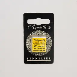 Акварельна фарба Sennelier, полукювета, S4, Кадмій жовтий світлий (Cadmium Yellow Light)