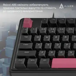 Клавіатура Ajazz AK980 Red Switch USB UA Black (AK980-R-BR) - мініатюра 9