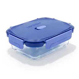 Контейнер прямокутний Luminarc Pure Box Click Clack скло 1520 мл (X0085)