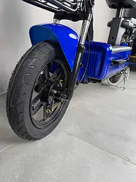 Електровелосипед EVOBIKE Nova S 500W 48V 12Ah з 2 сидіннями, корзиною та поворотниками, простий і надійний, для міста і села, синього кольору - мініатюра 17