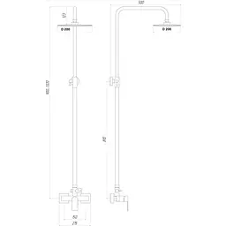 Душова система TOPAZ CAPRI TCA-15702-H37 - мініатюра 6