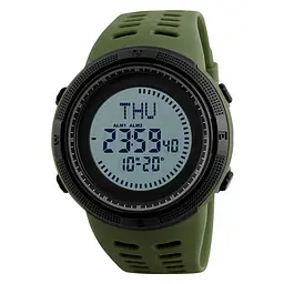 Годинник чоловічий спортивний з компасом Skmei 1254 Compass (Зелений)