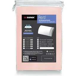 Наволочка Sonex Aero на подушку ErgoSens Light Peach 50х70 см (SO102355) - мініатюра 2