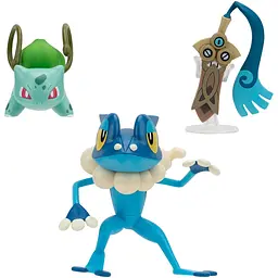 Набір ігрових фігурок Pokemon W19 Хонедж, Бульбазавр, Фрогадир  - мініатюра 3