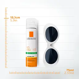 Набір: Сонцезахисний спрей для обличчя La Roche-Posay Anthelios XL SPF 50+ 75 мл + Термальна вода La Roche-Posay для чутливої шкіри 50 мл + Косметичка Anthelios - мініатюра 4