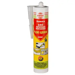 Клей акриловий монтажний Рідкі цвяхи білий 280мл (530г) ОАЕ ASMACO (2733951) - мініатюра 2