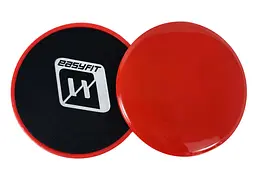 Диски для глайдингу EasyFit червоні (пара) (EF-1425-R)