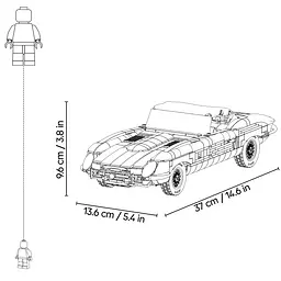 Конструктор LEGO Icons Jaguar E-Type (11381) - мініатюра 8