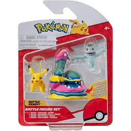 Уцінка. Набір ігрових фігурок Pokemon W19 Мачоп Пікачу Алола Мак - мініатюра 1