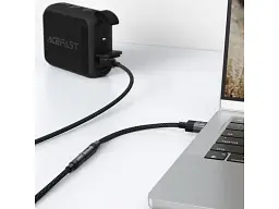 Адаптер Acefast J13 audio 3.5 - USB 15 см Black (6974316285298) - мініатюра 5