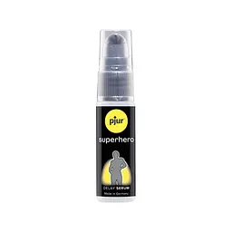 Сироватка-пролонгатор pjur Superhero Delay Serum 20 мл, створює ефект плівки, без оніміння