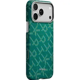 Чохол Pitaka Ultra-Slim Monogram для Apple iPhone 17 Pro Gold/Green (KI1701PTK) [157996] - мініатюра 5