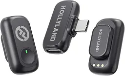 Петличний мікрофон Hollyland LARK A1 Mini Duo 2TX 1RX Зарядний кейс - мініатюра 4