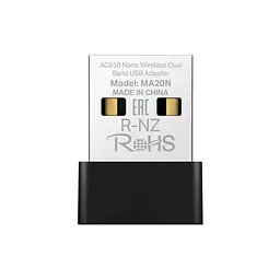 Адаптер WiFi MA20 AC650, USB Mercusys teh0017359 - мініатюра 2