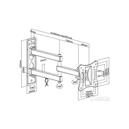 Кронштейн Brateck LPA51-113 - мініатюра 10